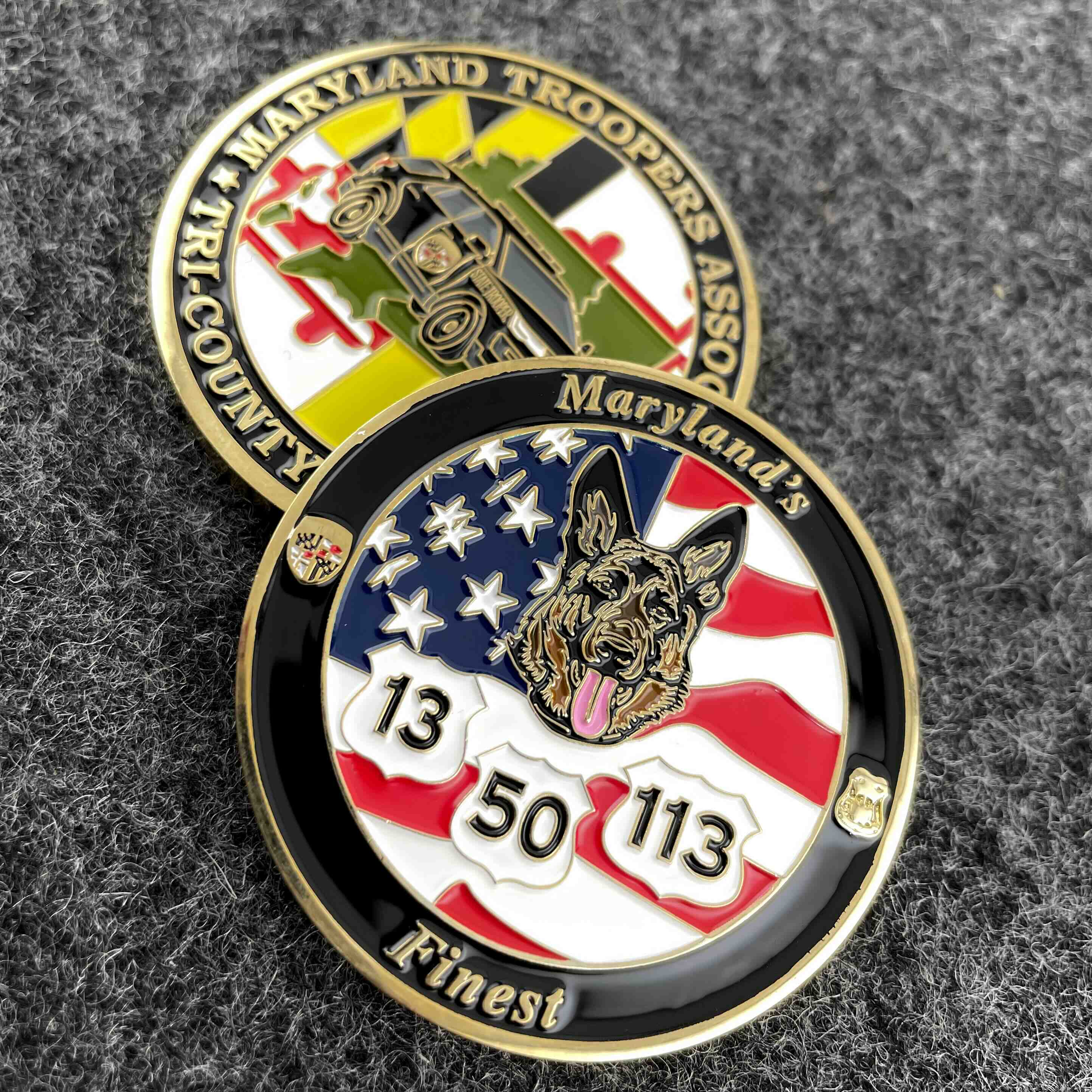 Custom Police And Law Enforcement Challenge Coins U S DOD Coins